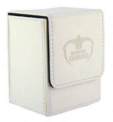 Ultimate Guard Leatherette Flip Deck Case 80+ - White